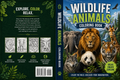 Kid coloring book wildlife